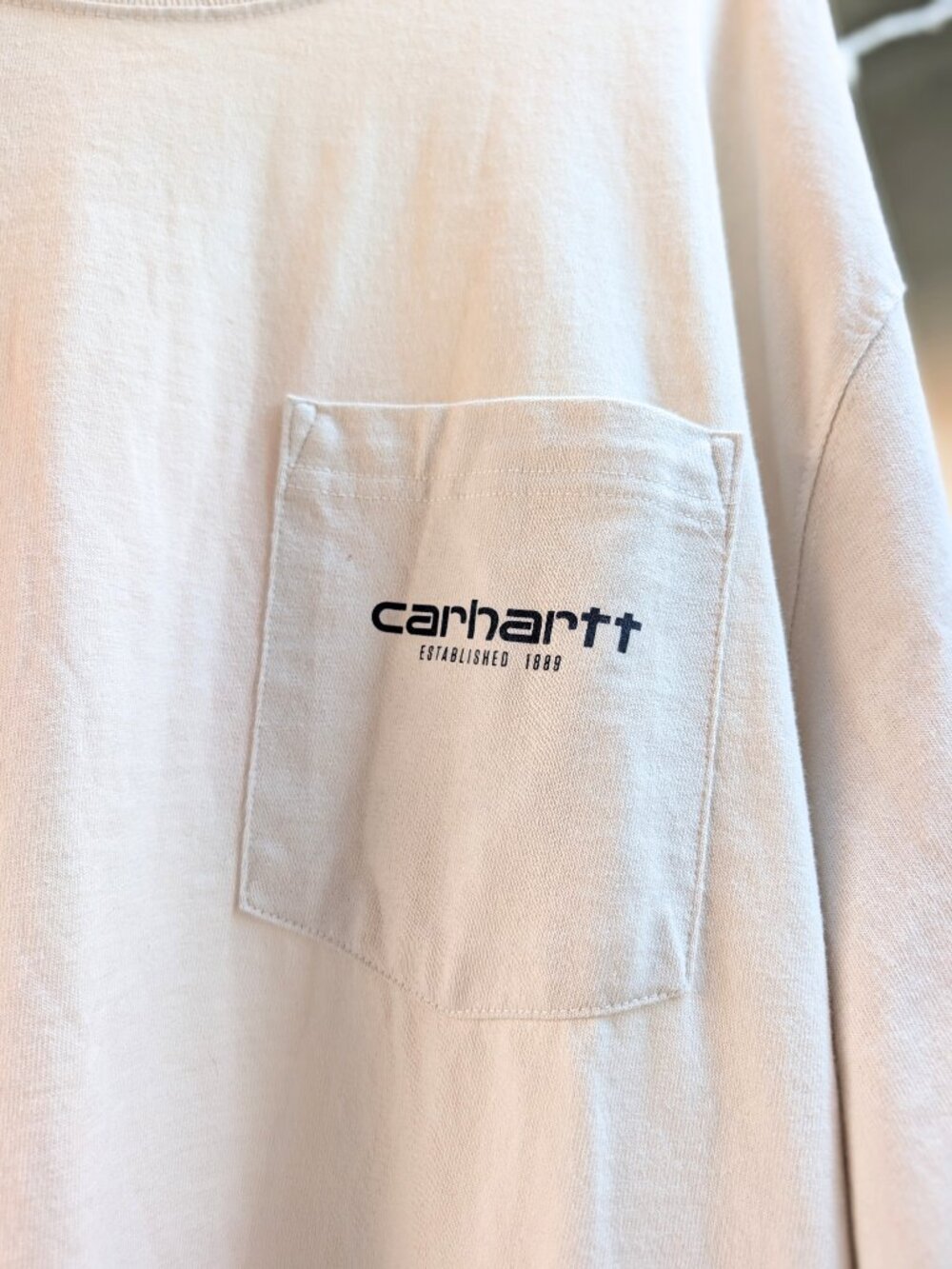 Carhartt NWT Relaxed fit heavyweight long-sleeve pocket C graphic t-shirt 3XL - Picture 3 of 6